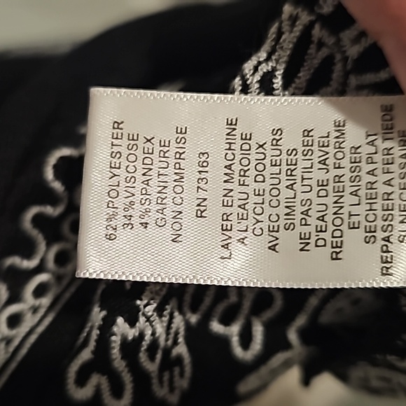 Cupio long sleeved open sweater black & white soft & Comfy NWT - Picture 10 of 13